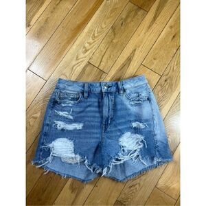 American Eagle Womens Grunge Mom Shorts Size 0